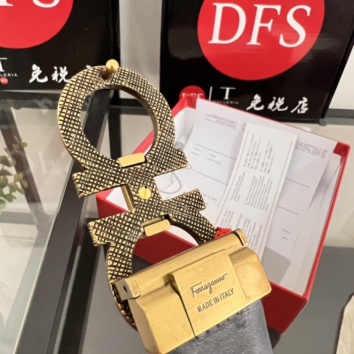 Streetwear Belt Ferragamo 320198 size:3.5cm