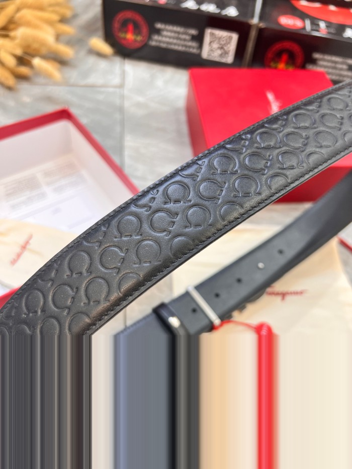 Streetwear Belt Ferragamo 320008 size:3.5cm