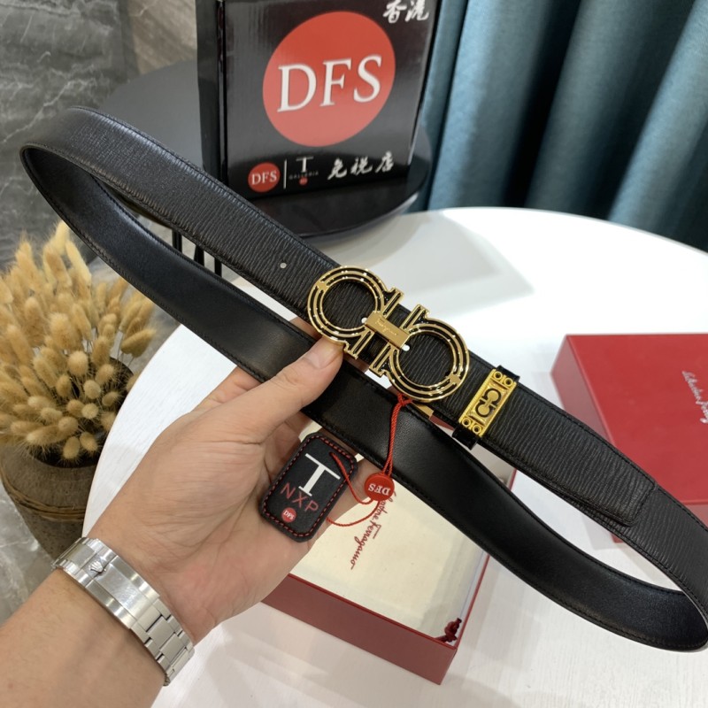 Streetwear Belt Ferragamo 320050 size:3.5cm