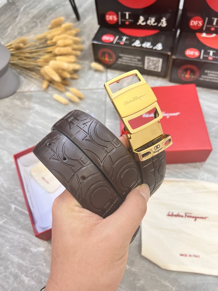 Streetwear Belt Ferragamo 319960 size:3.5cm