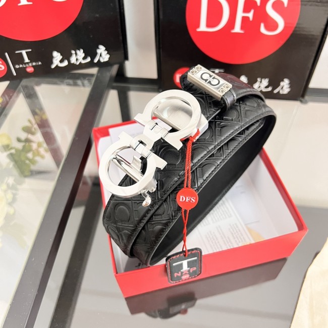 Streetwear Belt Ferragamo 320193 size:3.5cm