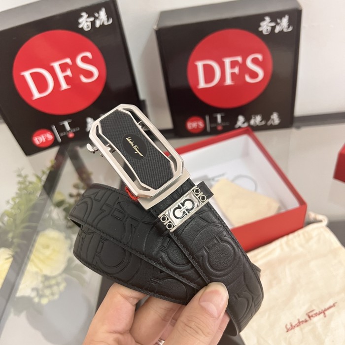 Streetwear Belt Ferragamo 320229 size:3.5cm