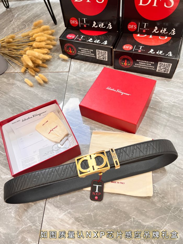 Streetwear Belt Ferragamo 319971 size:3.5cm