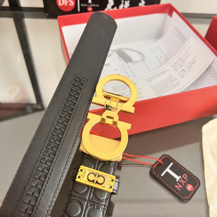 Streetwear Belt Ferragamo 320194 size:3.5cm