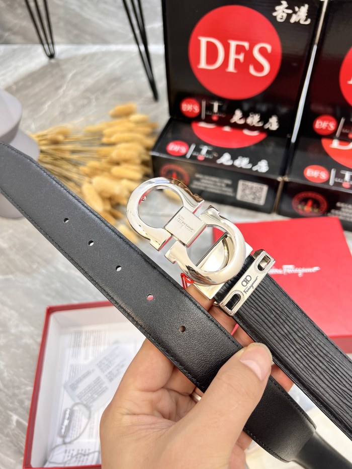 Streetwear Belt Ferragamo 319930 size:3.5cm