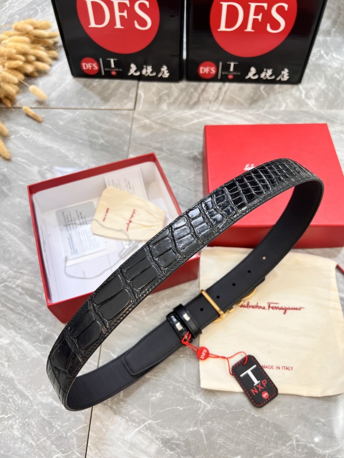 Streetwear Belt Ferragamo 319966 size:3.5cm