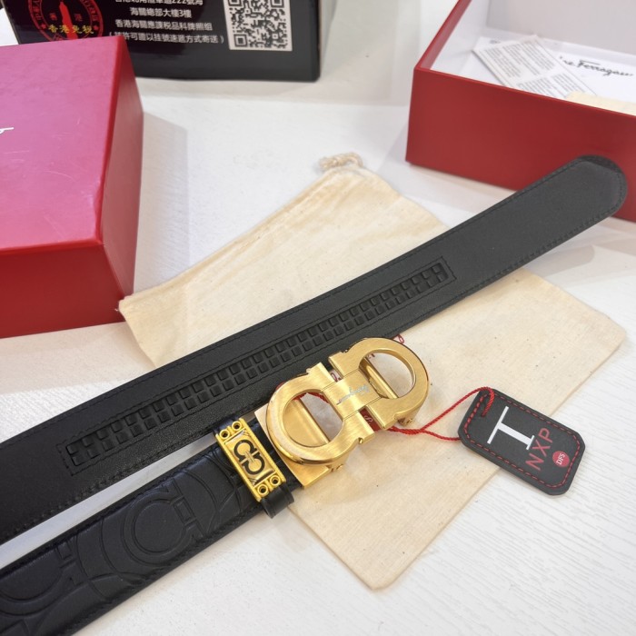 Streetwear Belt Ferragamo 320275 size:3.5cm