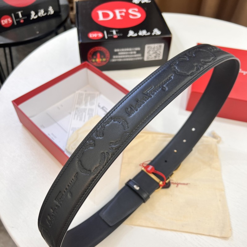 Streetwear Belt Ferragamo 320280 size:3.5cm