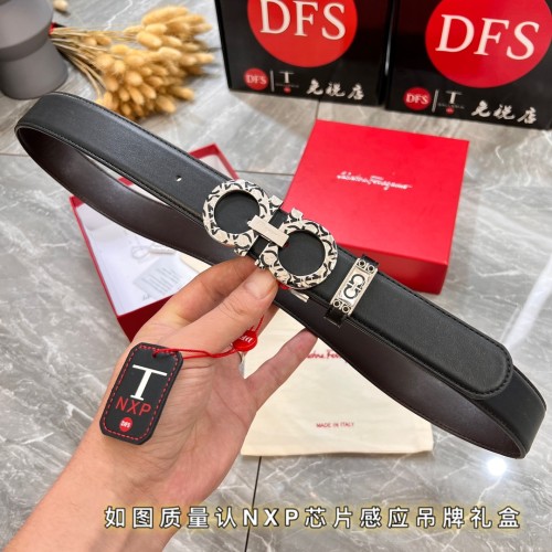 Streetwear Belt Ferragamo 319880 size:3.5cm