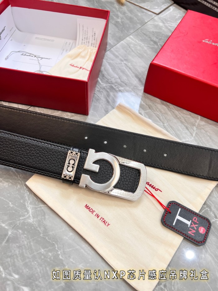 Streetwear Belt Ferragamo 320025 size:3.5cm