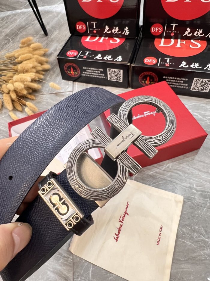 Streetwear Belt Ferragamo 319917 size:3.5cm