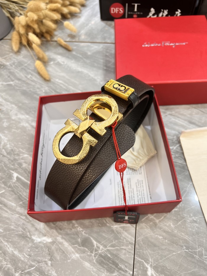 Streetwear Belt Ferragamo 319944 size:3.5cm