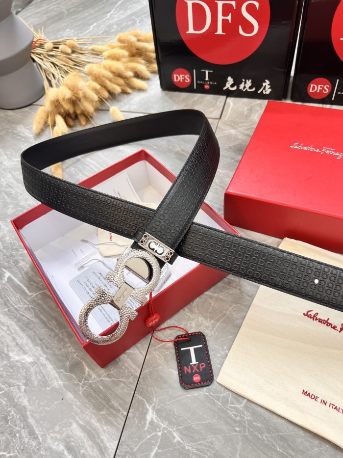 Streetwear Belt Ferragamo 319977 size:3.5cm