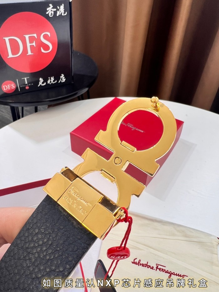 Streetwear Belt Ferragamo 320032 size:3.5cm