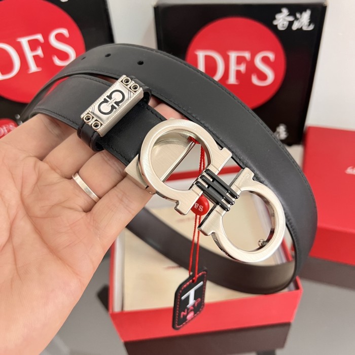 Streetwear Belt Ferragamo 320138size:3.5cm