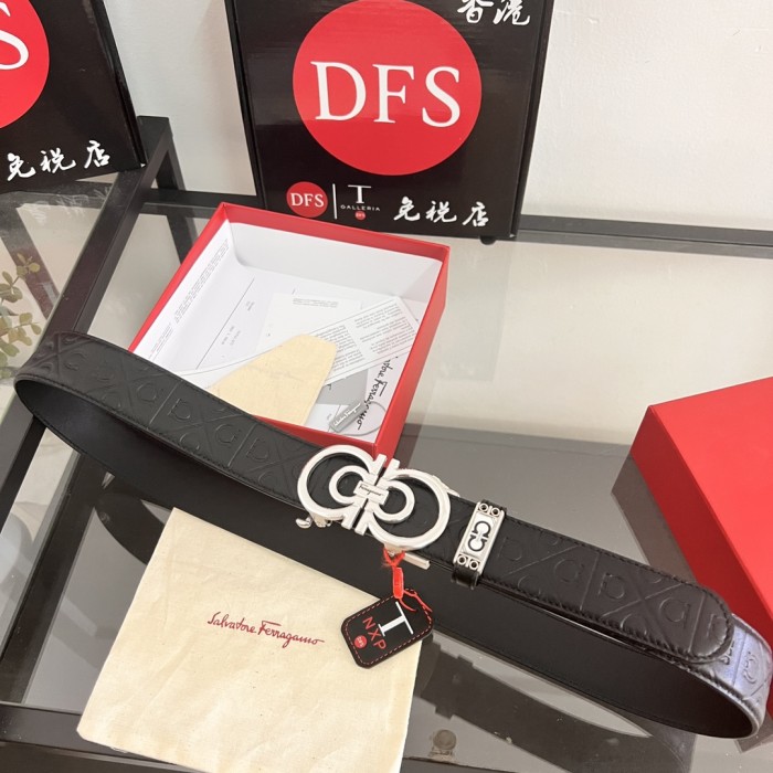 Streetwear Belt Ferragamo 320255 size:3.5cm