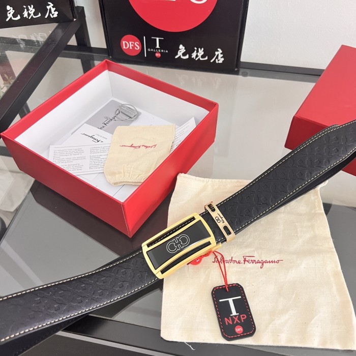 Streetwear Belt Ferragamo 320215 size:3.5cm