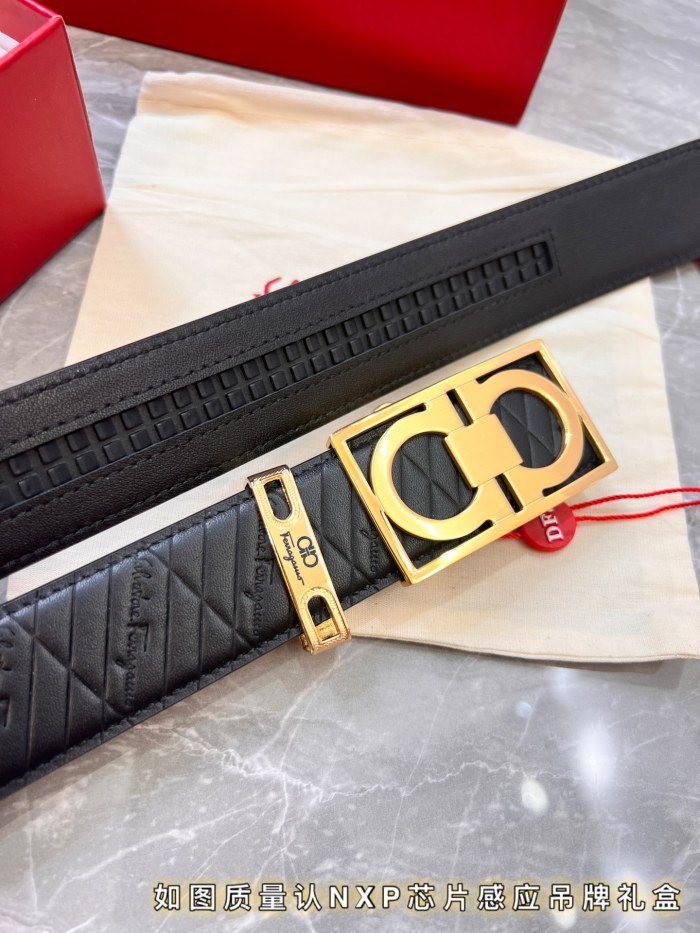 Streetwear Belt Ferragamo 319971 size:3.5cm