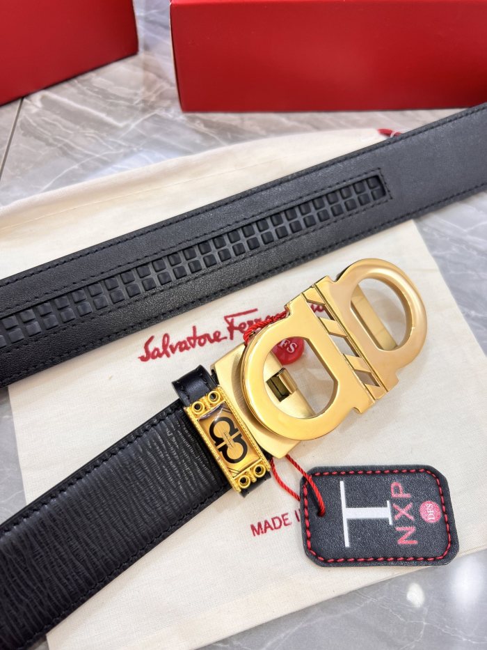 Streetwear Belt Ferragamo 319869 size:3.5cm