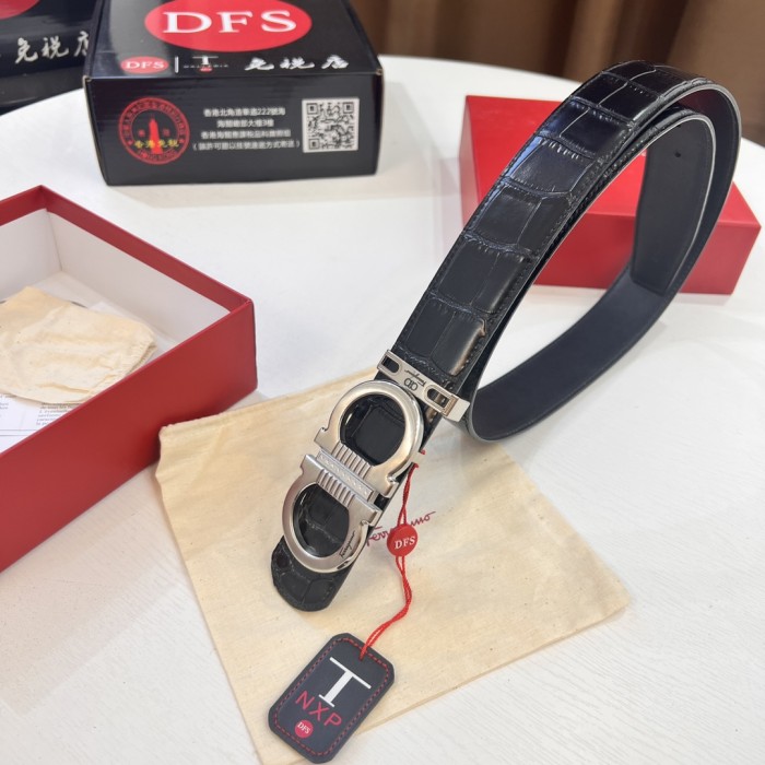 Streetwear Belt Ferragamo 320325 size:3.5cm