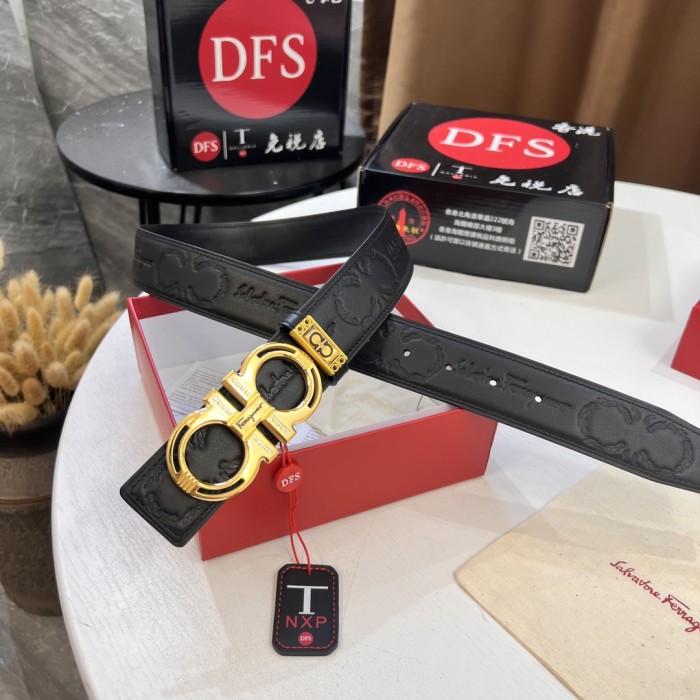 Streetwear Belt Ferragamo 320280 size:3.5cm