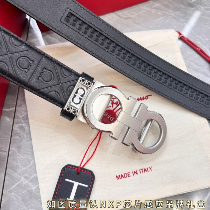 Streetwear Belt Ferragamo 320179 size:3.5cm