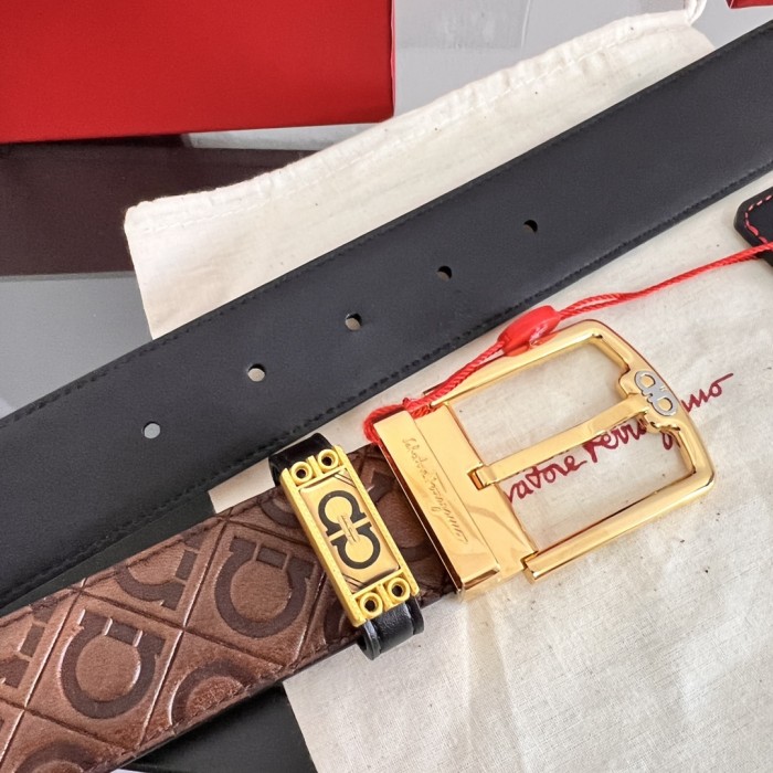Streetwear Belt Ferragamo 320220 size:3.5cm