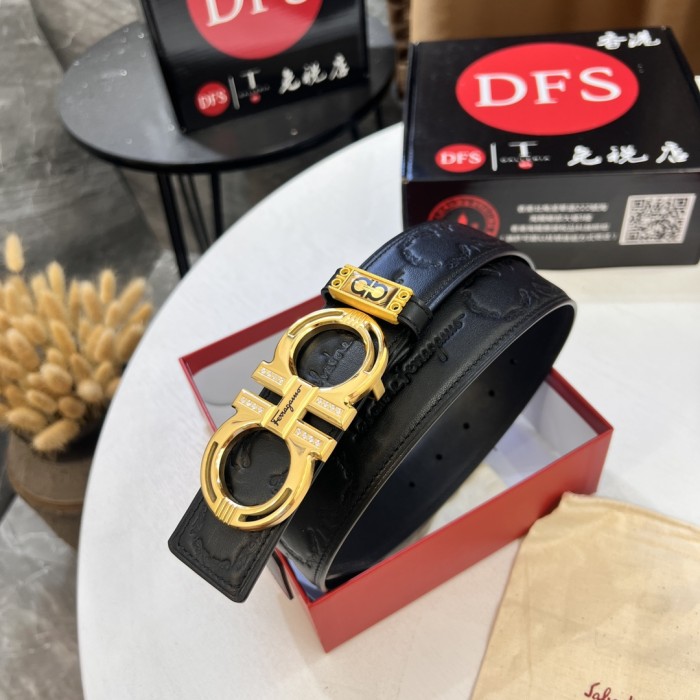 Streetwear Belt Ferragamo 320280 size:3.5cm