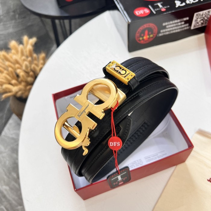 Streetwear Belt Ferragamo 320205 size:3.5cm