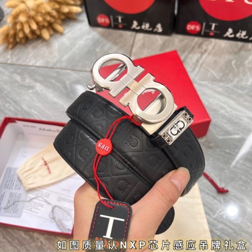 Streetwear Belt Ferragamo 319892 size:3.5cm