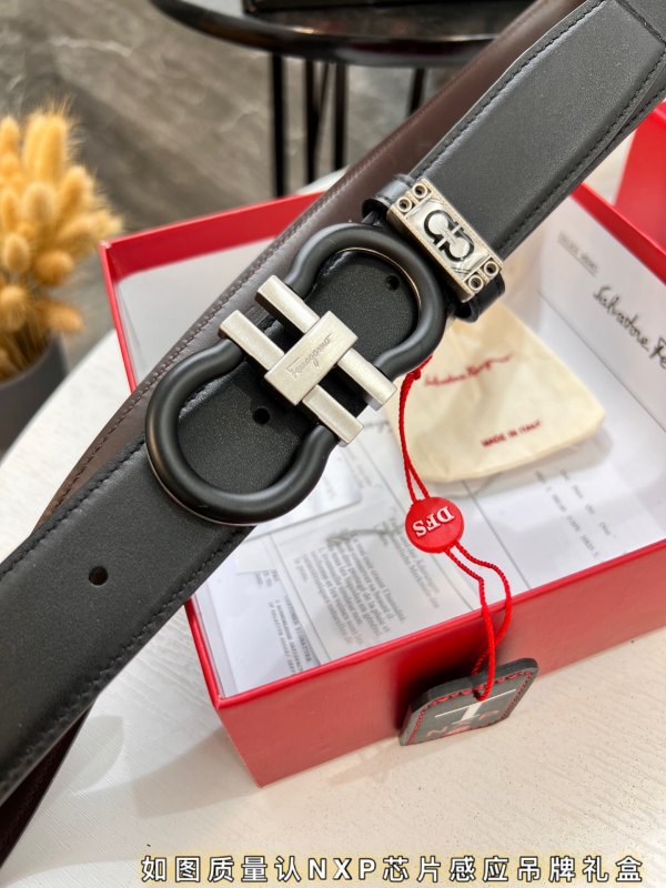 Streetwear Belt Ferragamo 320099 size:3.5cm