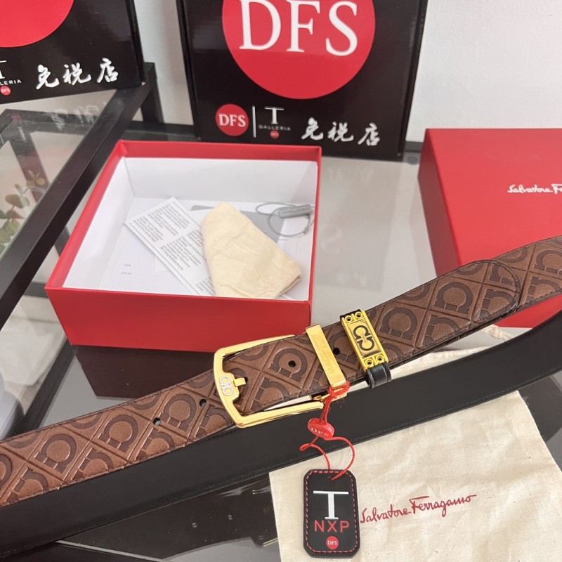 Streetwear Belt Ferragamo 320220 size:3.5cm