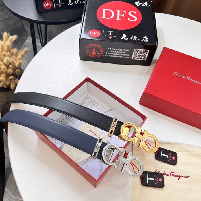 Streetwear Belt Ferragamo 320260 size:3.5cm