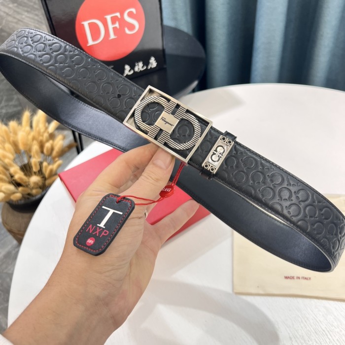 Streetwear Belt Ferragamo 320118 size:3.5cm