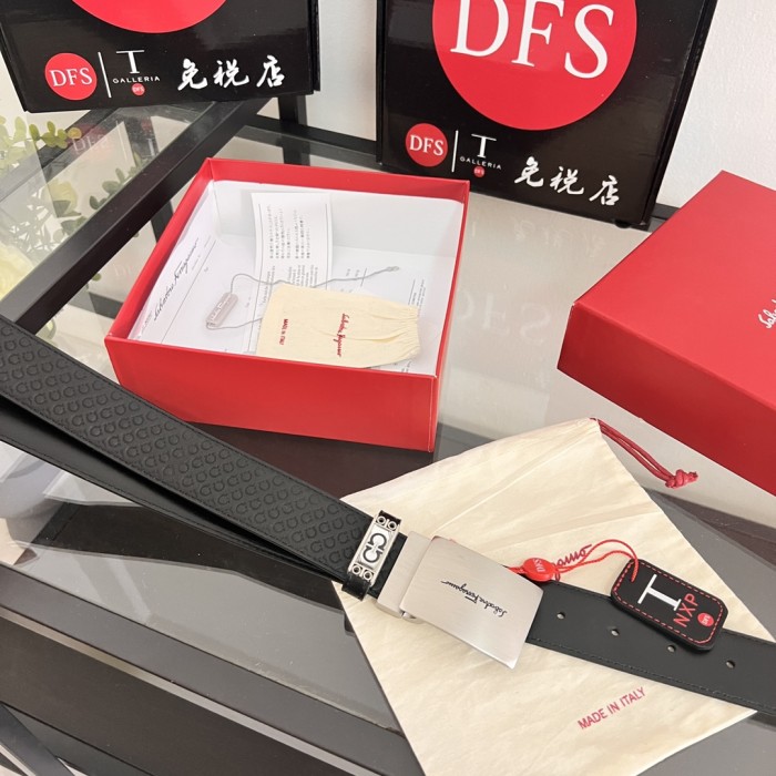 Streetwear Belt Ferragamo 320245 size:3.5cm