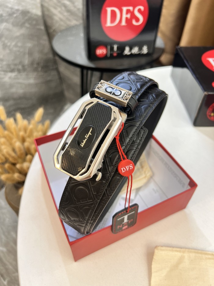 Streetwear Belt Ferragamo 320345 size:3.5cm