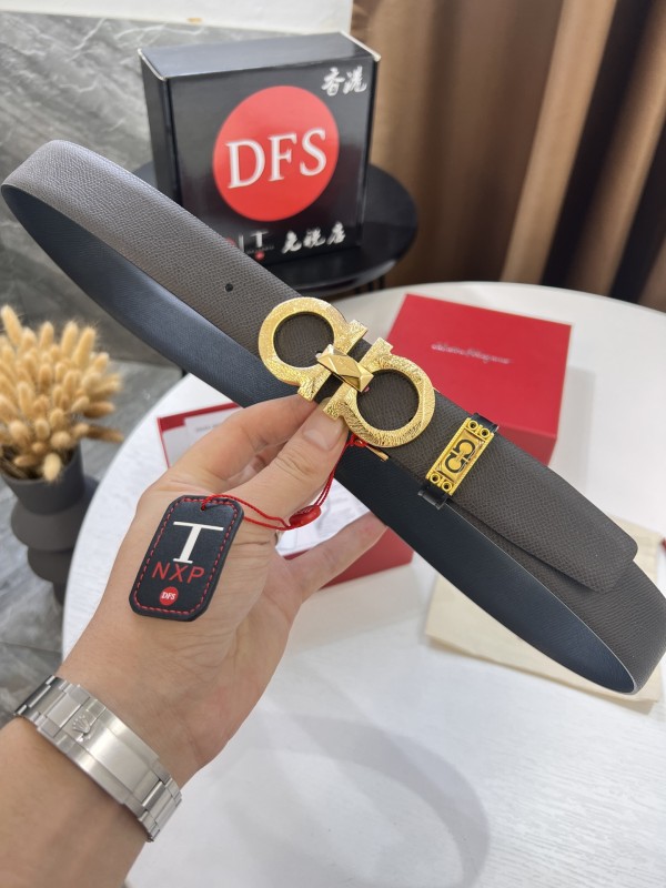 Streetwear Belt Ferragamo 320154 size:3.5cm