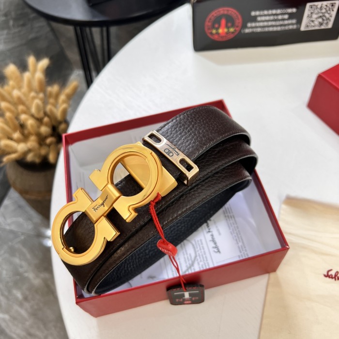 Streetwear Belt Ferragamo 320113 size:3.5cm
