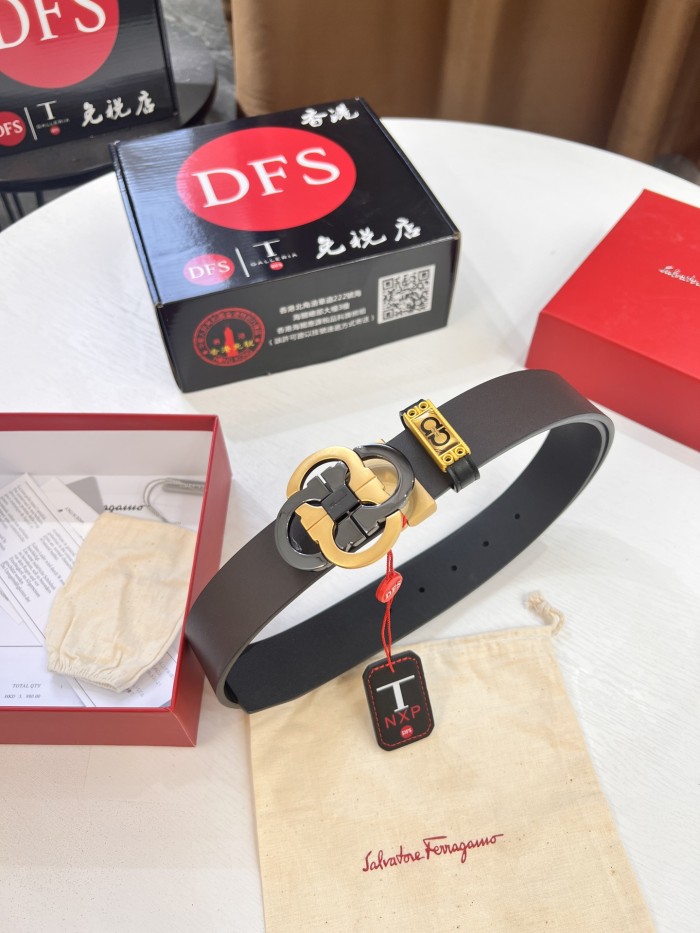 Streetwear Belt Ferragamo 320341 size:3.5cm