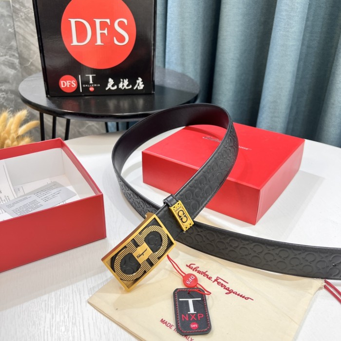 Streetwear Belt Ferragamo 320119 size:3.5cm