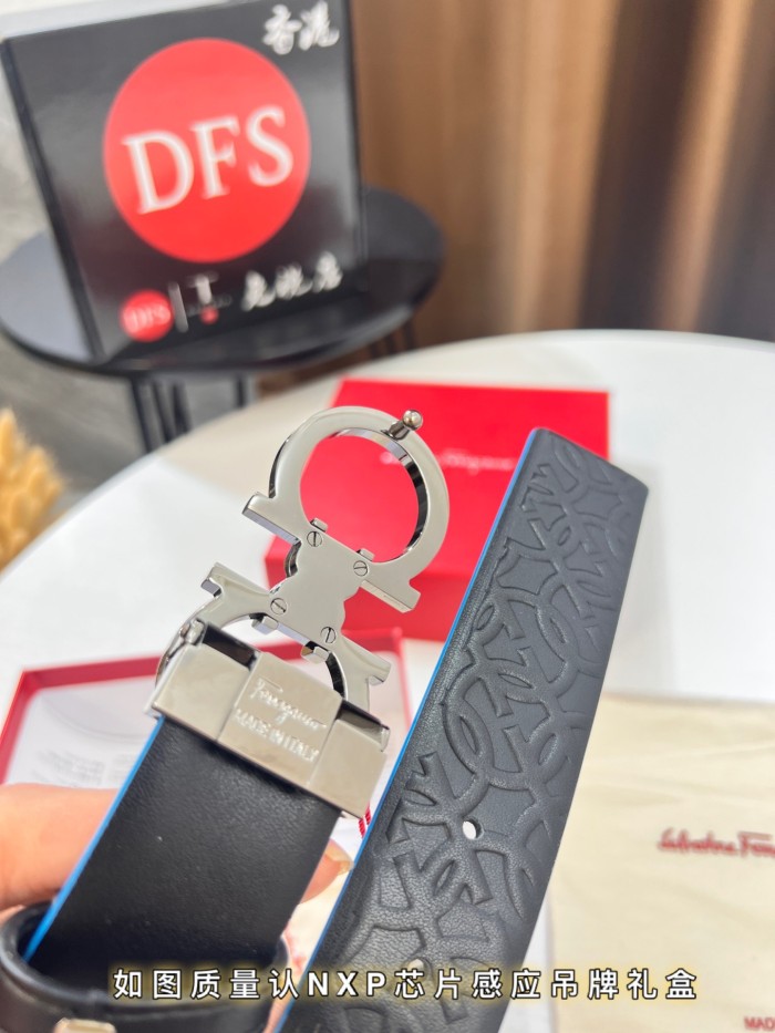 Streetwear Belt Ferragamo 319725 size:3.5cm