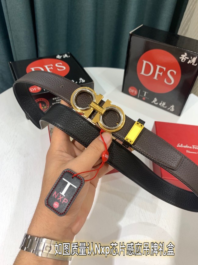 Streetwear Belt Ferragamo 319523 size:3.5cm