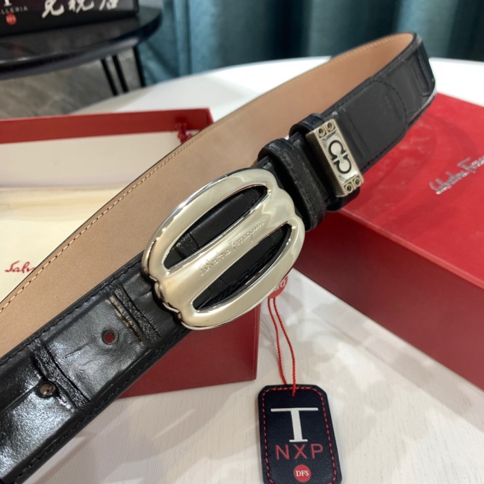 Streetwear Belt Ferragamo 319448 size:3.5cm