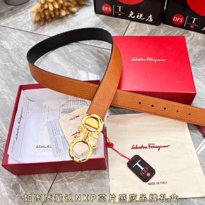 Streetwear Belt Ferragamo 319809 size:3.5cm