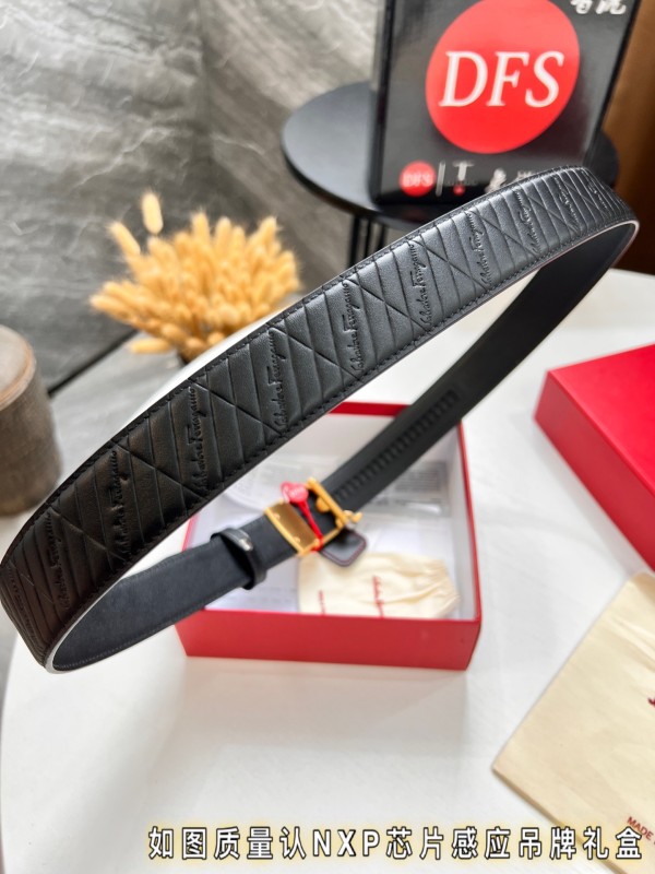 Streetwear Belt Ferragamo 319711 size:3.5cm