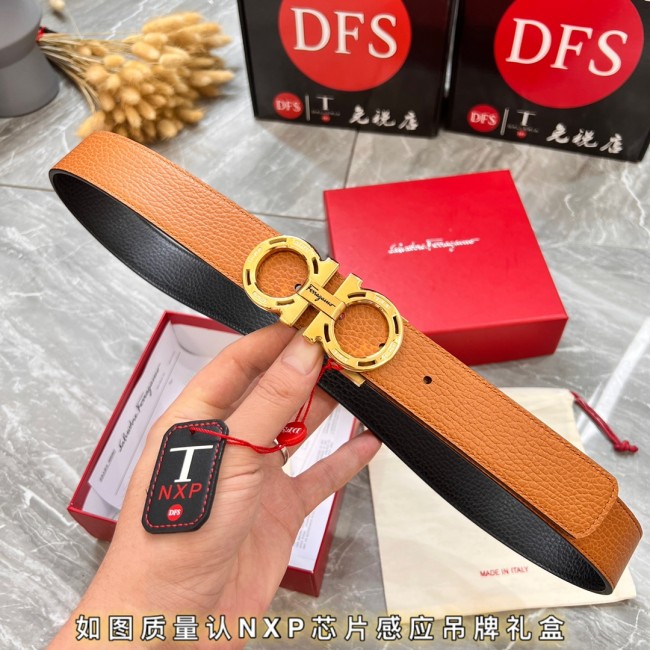 Streetwear Belt Ferragamo 319809 size:3.5cm