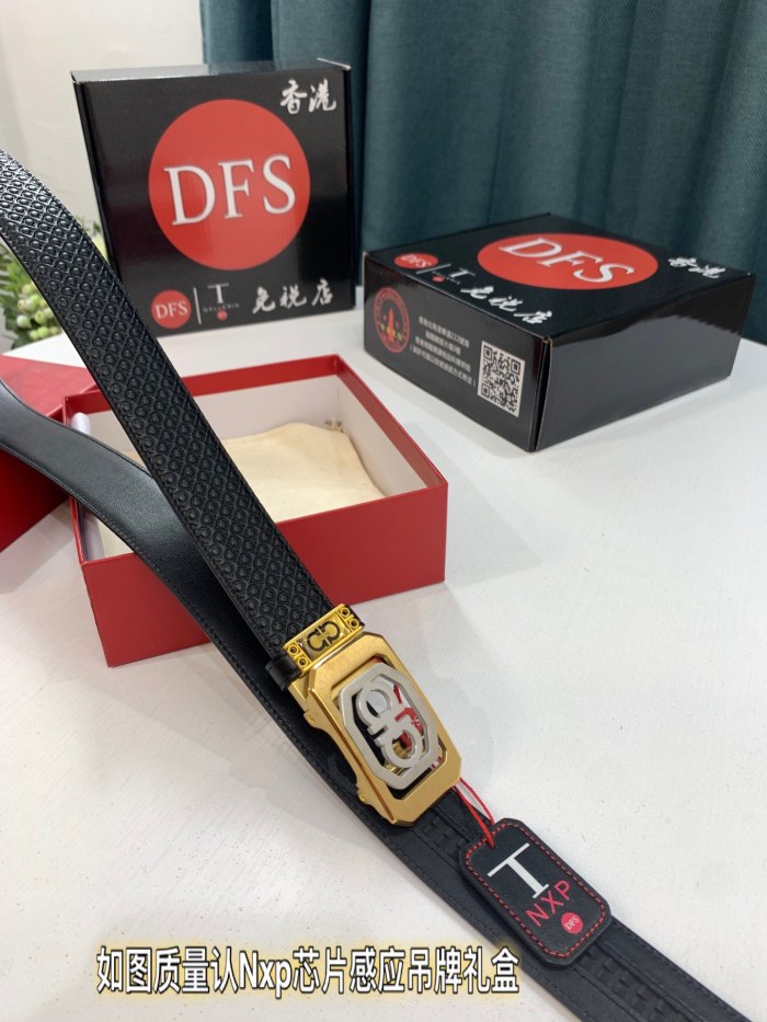 Streetwear Belt Ferragamo 319461 size:3.5cm