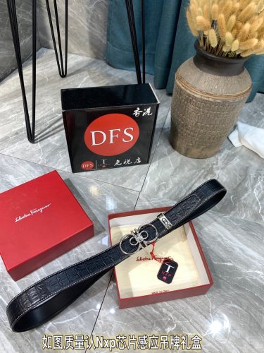 Streetwear Belt Ferragamo 319781 size:3.5cm