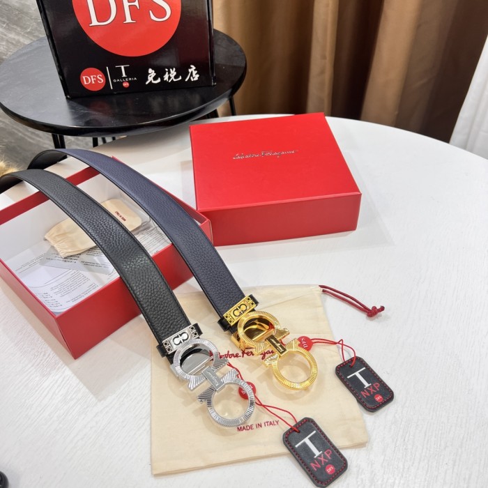 Streetwear Belt Ferragamo 319718 size:3.5cm