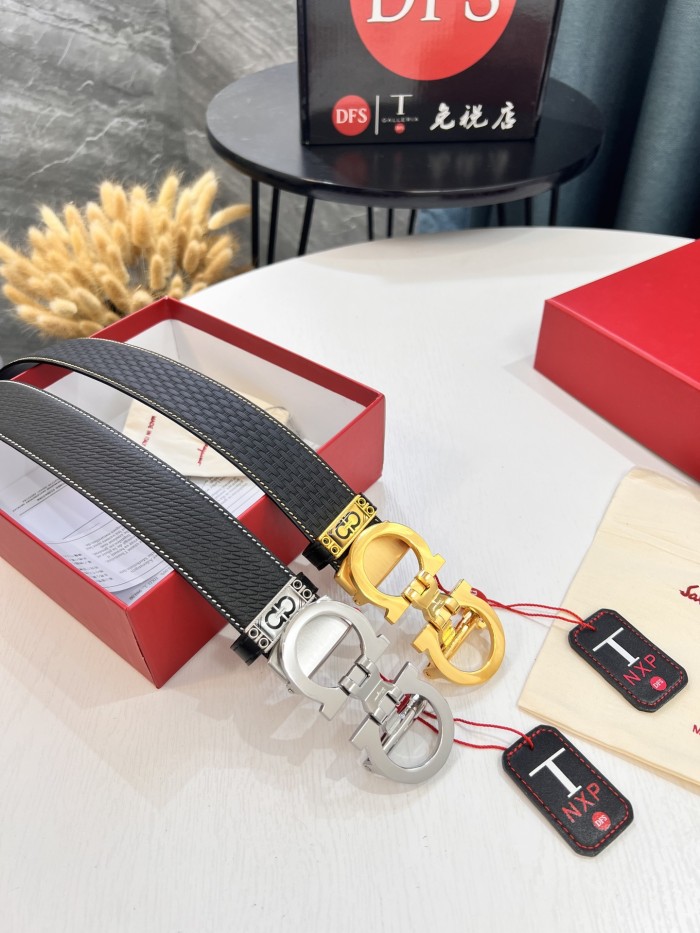 Streetwear Belt Ferragamo 319763 size:3.5cm